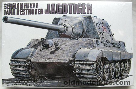 Fujimi 1/76 Jagdtiger German Heavy Tank Destroyer, 76002 plastic model kit